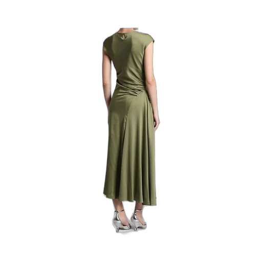 Draped Midi Dress