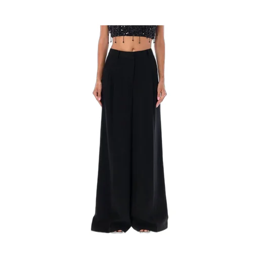 Wide-Leg Tailored Trousers