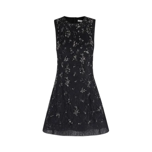 Embellished A-Line Dress