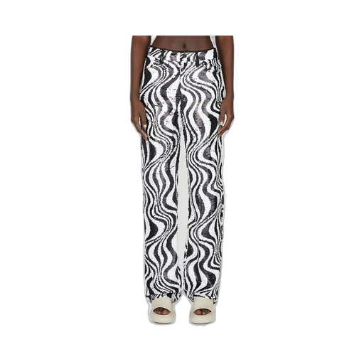 Sequin Wide-Leg Pants