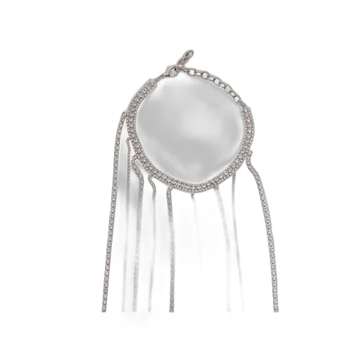 Crystal-Embellished Choker Necklace