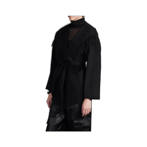 Fringed Wrap Jacket