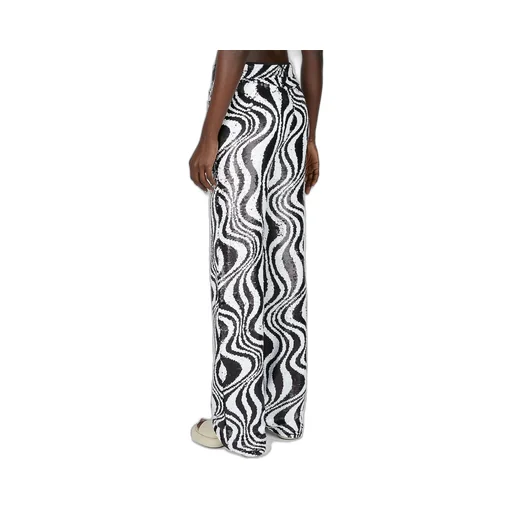 Sequin Wide-Leg Pants