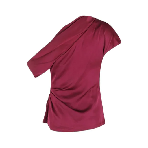 One-Shoulder Draped Top