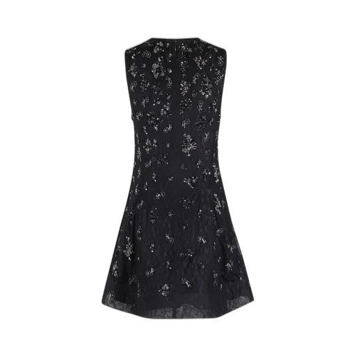 Embellished A-Line Dress