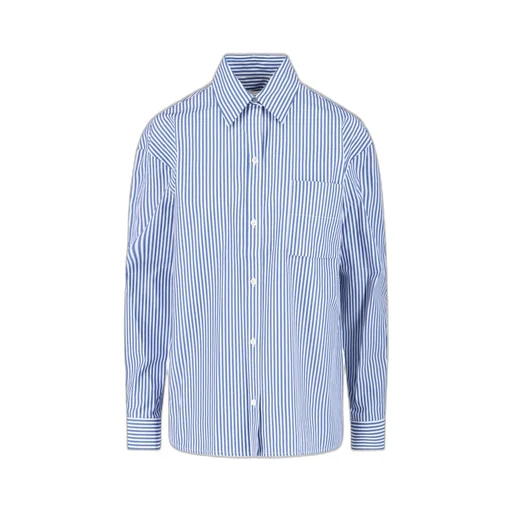 Striped Shirt With Print I'm Ny