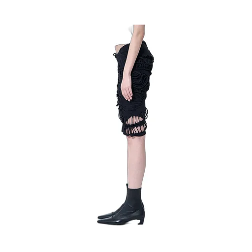 Distressed Cut-Out Leggings