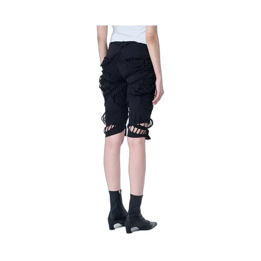 Distressed Cut-Out Leggings