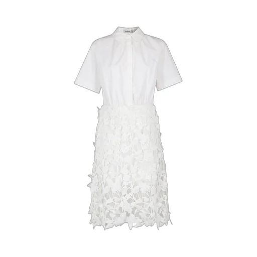 Shirt Dress With Butterfly Appliqué