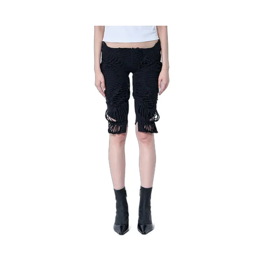 Distressed Cut-Out Leggings