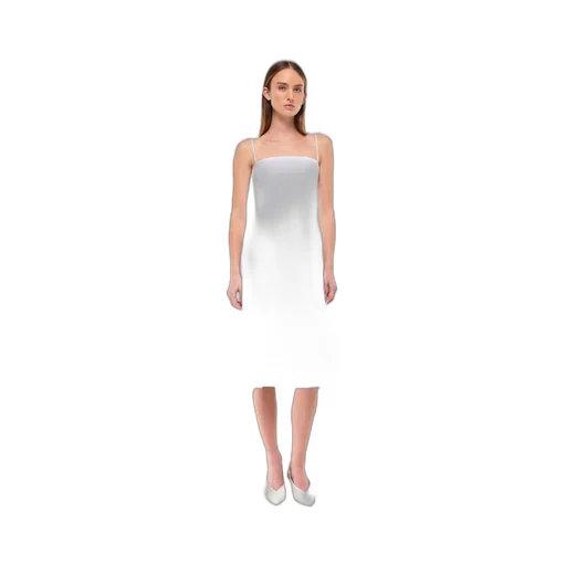 Midi Dress With Floral Appliqué