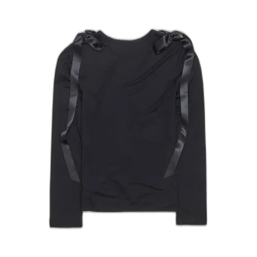 Long Sleeve Top With Bows