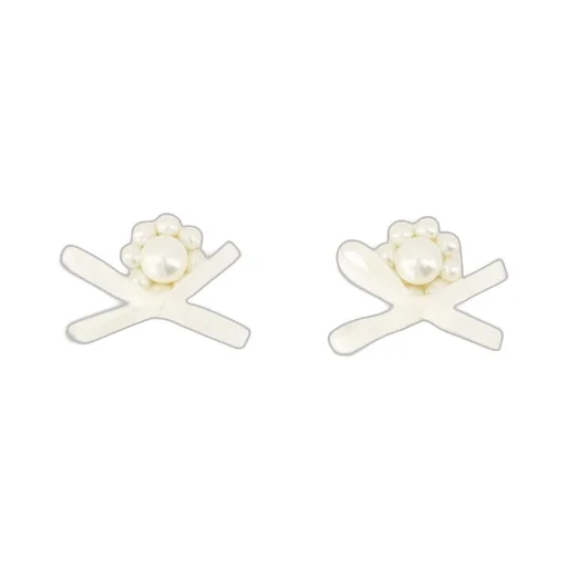 Pearl Flower Earrings