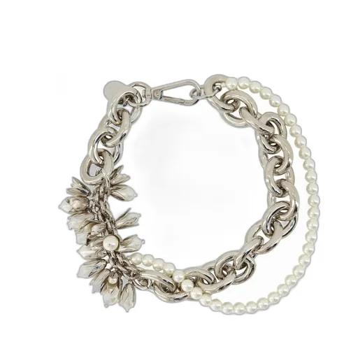 Chain And Pearl Bracelet