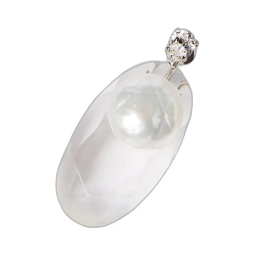 Drop Earrings With Pearl