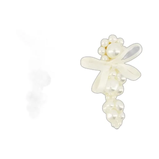 Pearl Drop Earrings With Bows