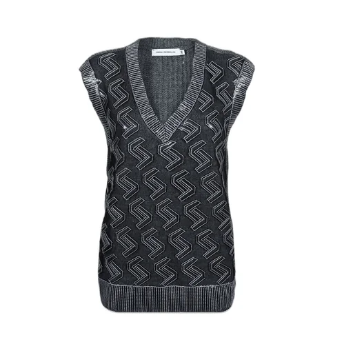 Sleeveless V-Neck Sweater Vest