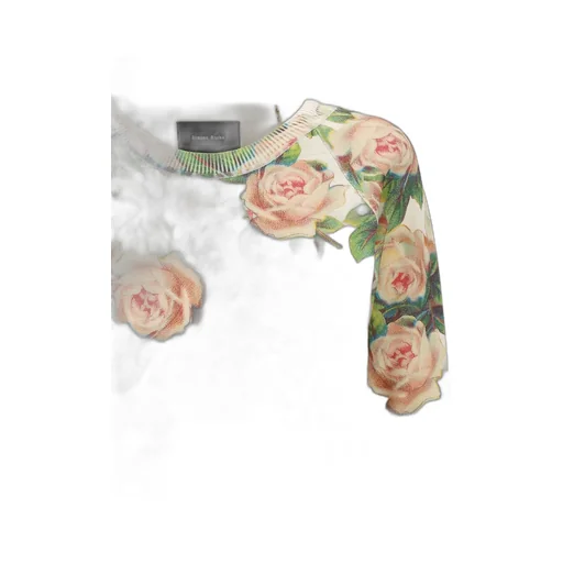 Floral Print Sweater