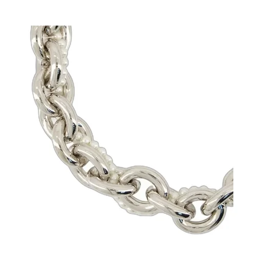 Chunky Chain Necklace With Pearls