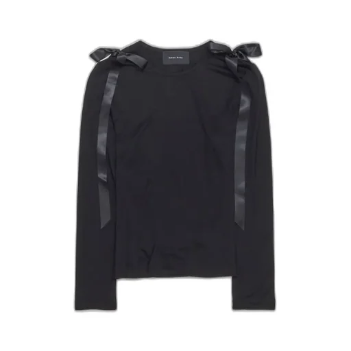 Long Sleeve Top With Bows