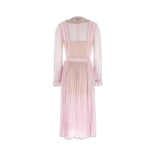 Pleated Midi Dress