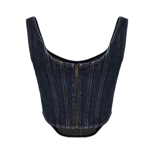 Denim Corset Top