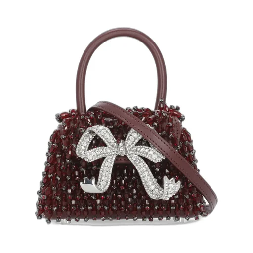 Beaded Top Handle Bag
