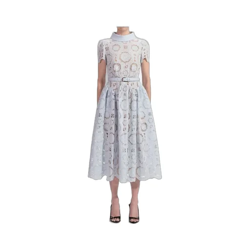 Embroidered Lace Dress