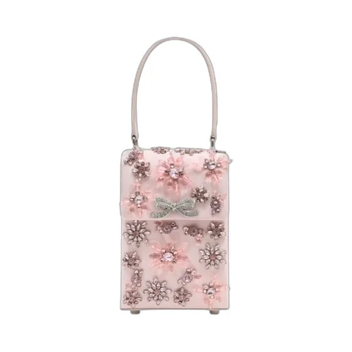 Embellished Top Handle Bag