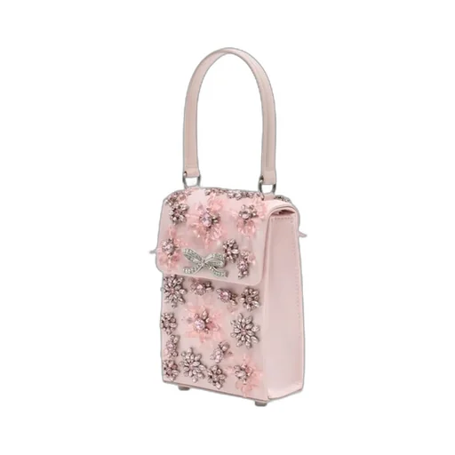 Embellished Top Handle Bag