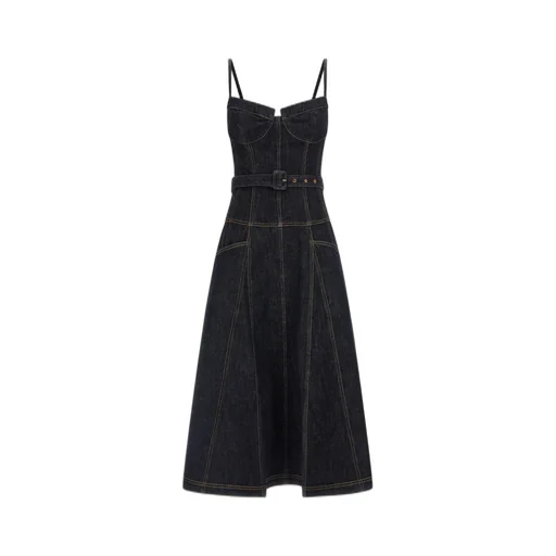 Denim Bustier Dress