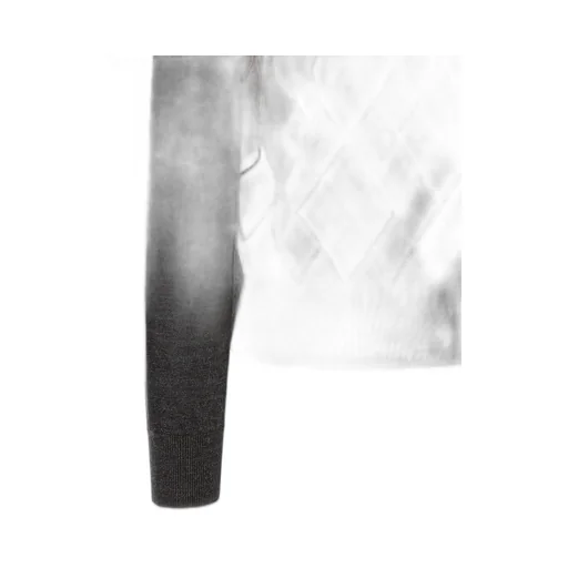 Argyle Knit Polo Sweater