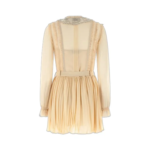 Embellished Collar Mini Dress