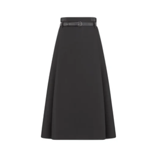 A-Line Skirt With Belt