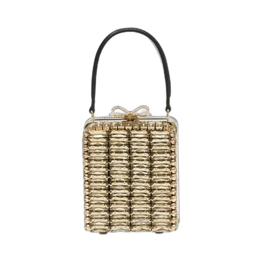 Box Bag With Crystals