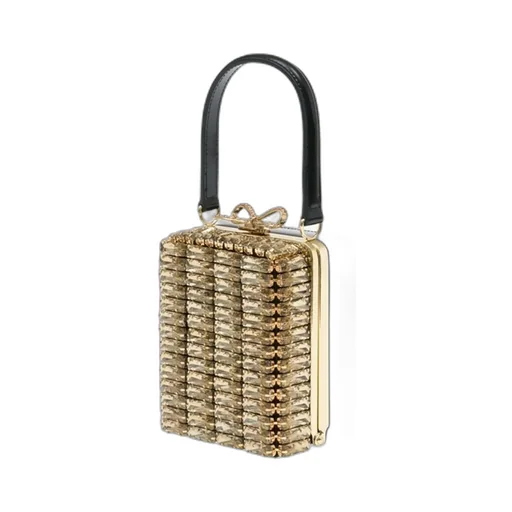 Box Bag With Crystals