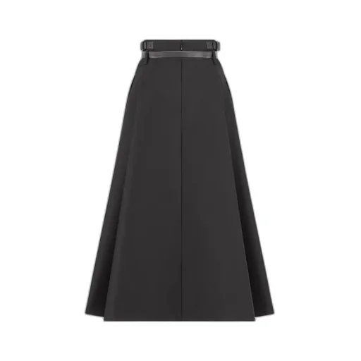 A-Line Skirt With Belt
