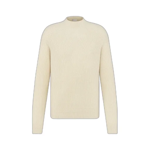 Mock Neck Ribbed Sweater