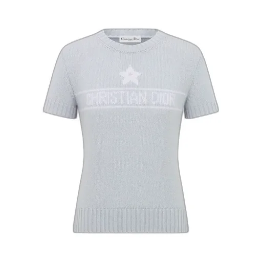 Short-Sleeved Sweater With Christian Dior Signature
