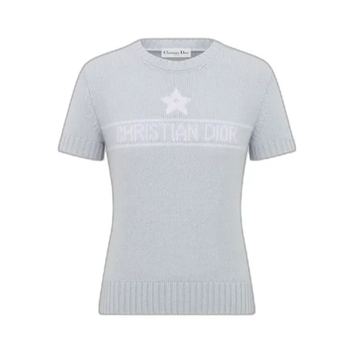 Short-Sleeved Sweater With Christian Dior Signature