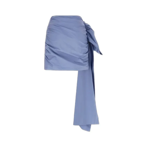 Draped Mini Skirt
