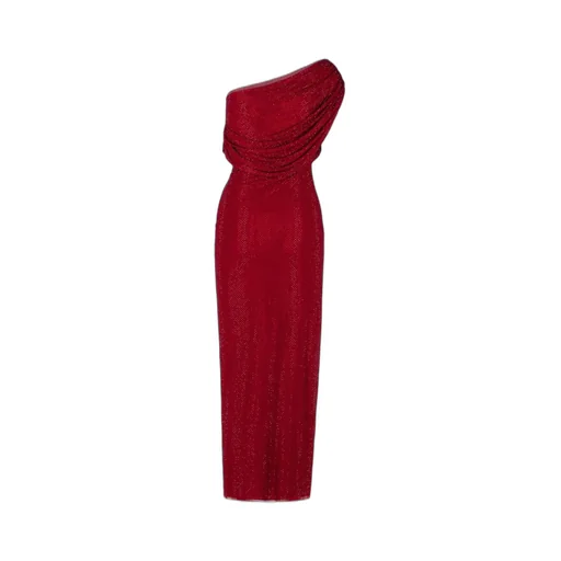 One-Shoulder Draped Gown