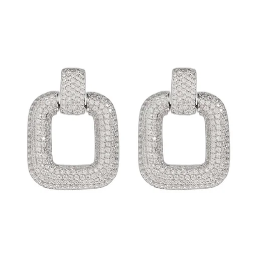 Square Drop Earrings