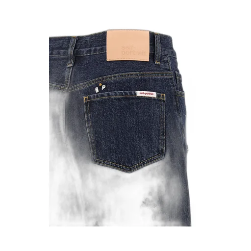 Embellished Wide-Leg Jeans