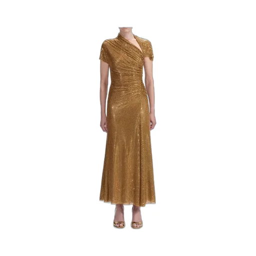 Asymmetric Sequin Gown