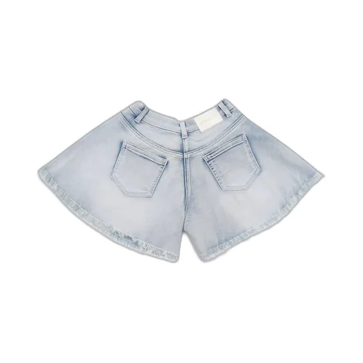 Monnalisa Embellished Jean Shorts