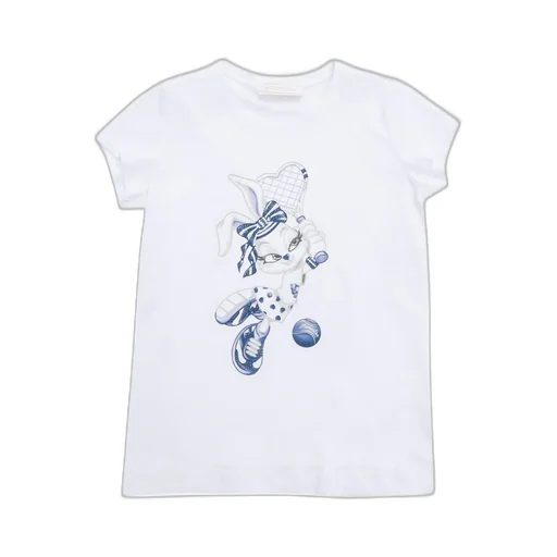 Monnalisa Bunny Printed T-Shirt