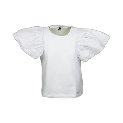 Monnalisa Butterfly Sleeved Jersey T-Shirt