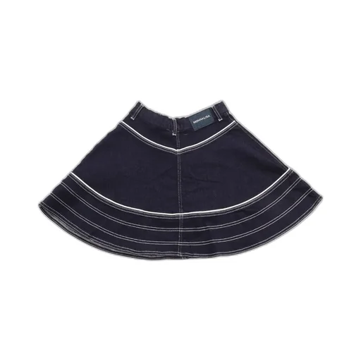 Monnalisa Heart Pockets Jeans Skirt