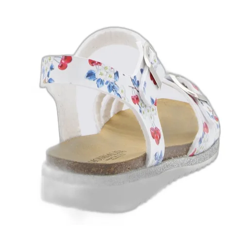 Monnalisa Floral-Printed Buckled Fastened Sandals